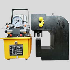 Electric motor driven hydraulic puncher