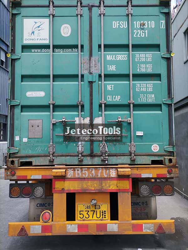 22G1 container load of products from JETECO Tools